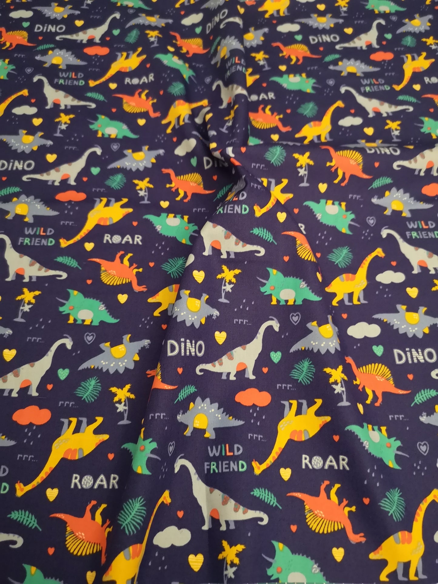 Rose & Hubble cotton poplin Kids prints: unicorn, dinosaurs, alpaca, flamingo, summer, ice cream, cactus