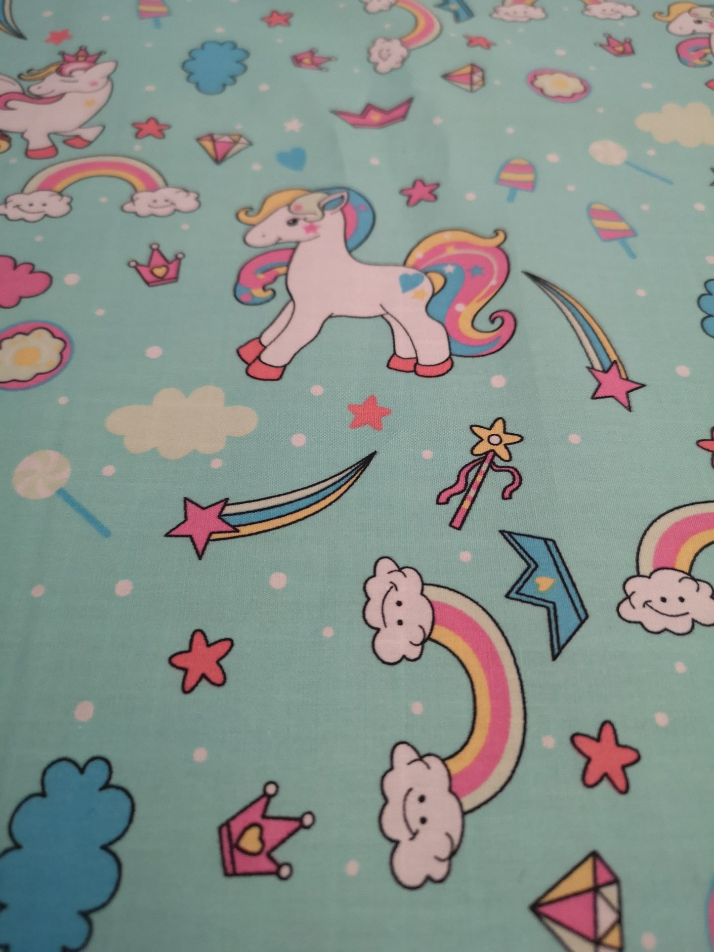 Rose & Hubble cotton poplin Kids prints: unicorn, dinosaurs, alpaca, flamingo, summer, ice cream, cactus