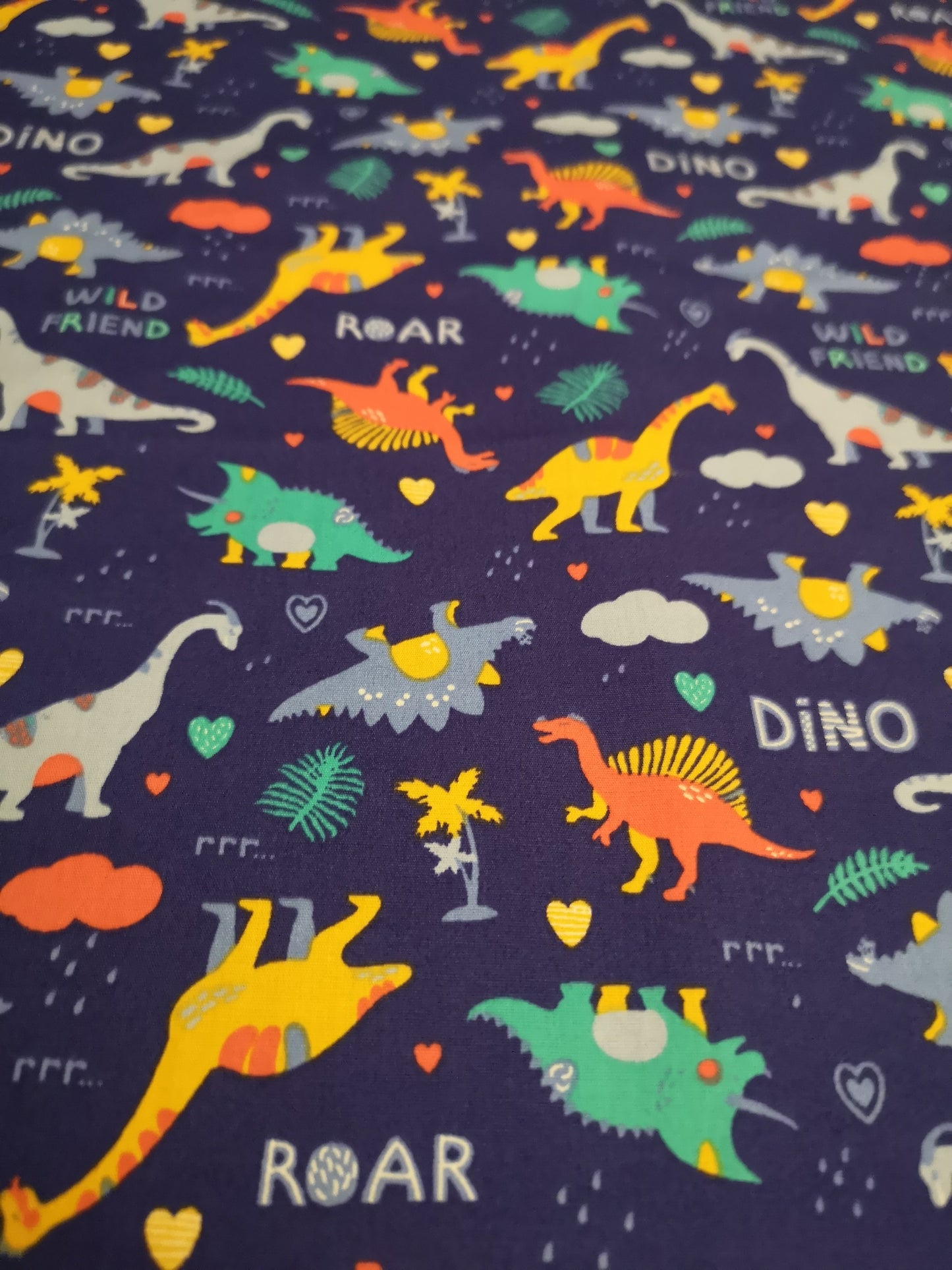 Rose & Hubble cotton poplin Kids prints: unicorn, dinosaurs, alpaca, flamingo, summer, ice cream, cactus