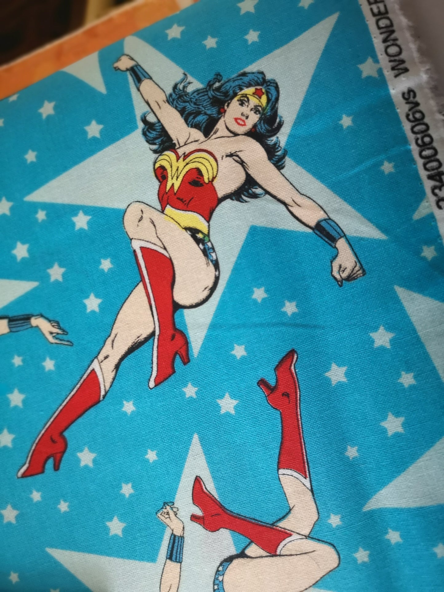 Licensed cotton: licensed Wonderwoman, licensed Harry Potter